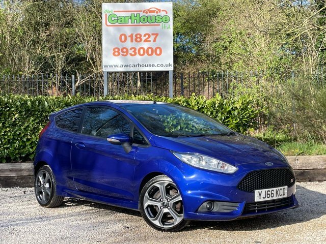 Compare Ford Fiesta 1.6 St-3 YJ66KCD Blue