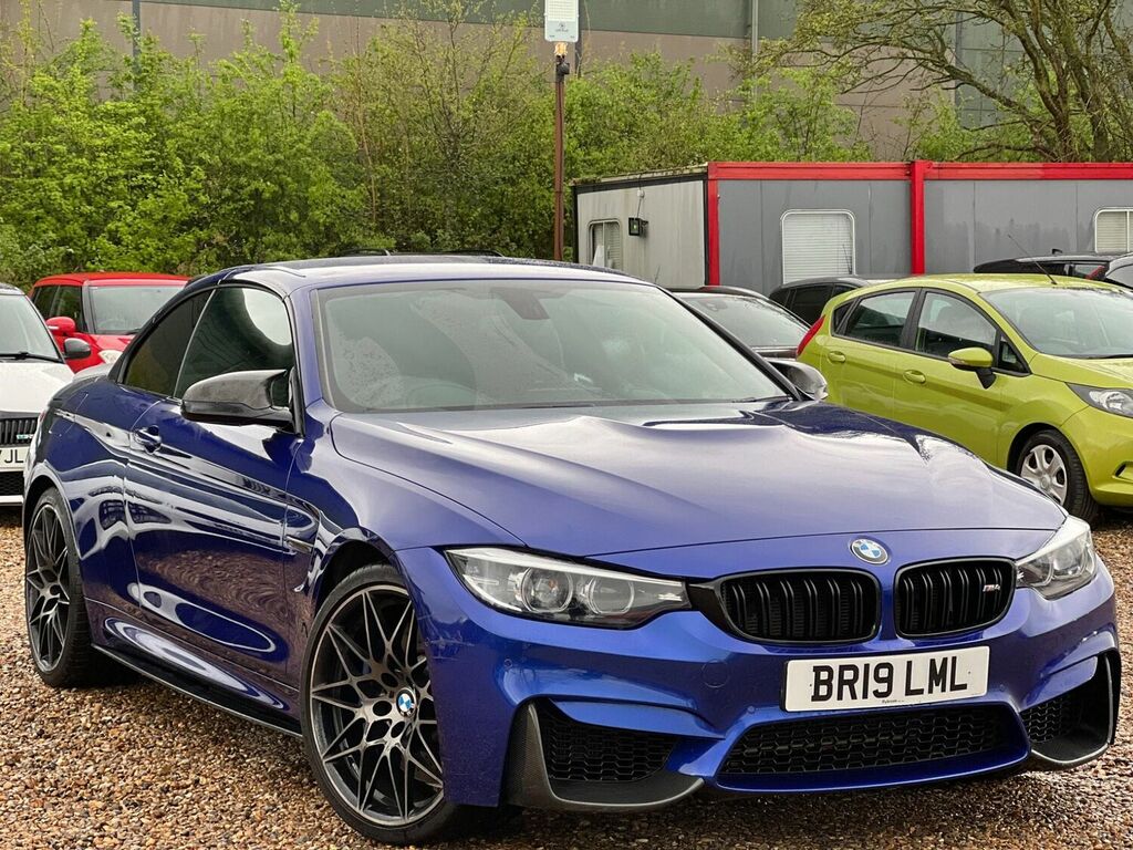Compare BMW M4 Convertible 3.0 Biturbo Gpf Competition Dct Euro 6 BR19LML Blue