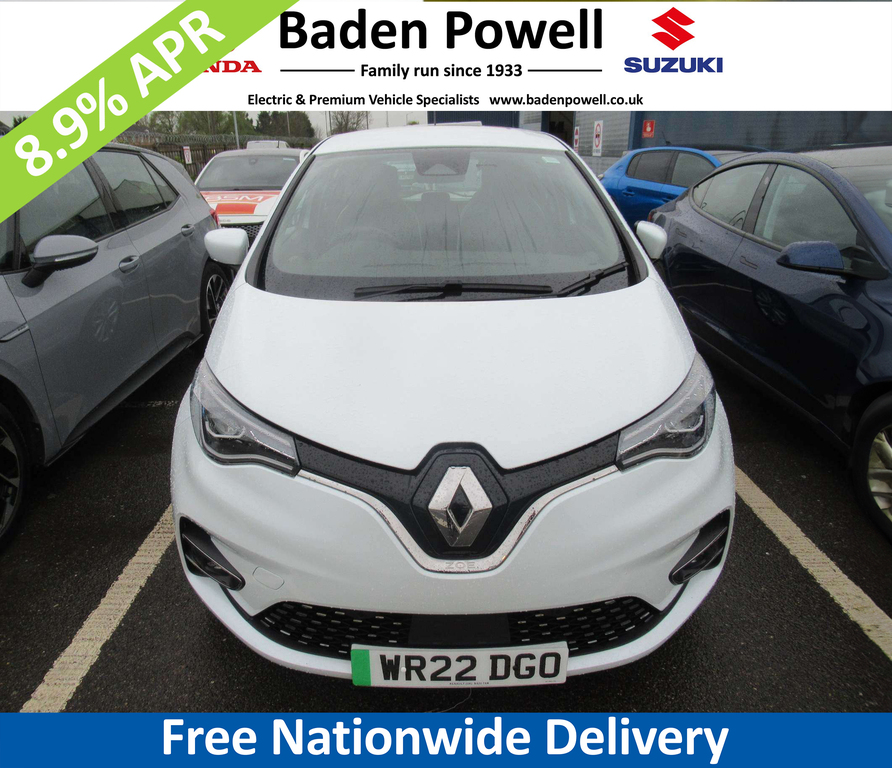 Compare Renault Zoe 100Kw S Edition R135 50Kwh Rapid Charge WR22DGO White