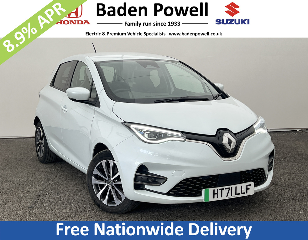Compare Renault Zoe 100Kw Gt Line R135 50Kwh Rapid Charge HT71LLF White