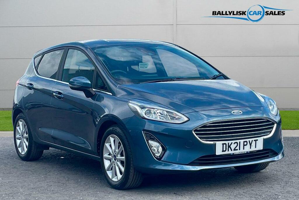 Ford Fiesta Titanium 1.0 In Chrome Blue With Only 8K Blue #1