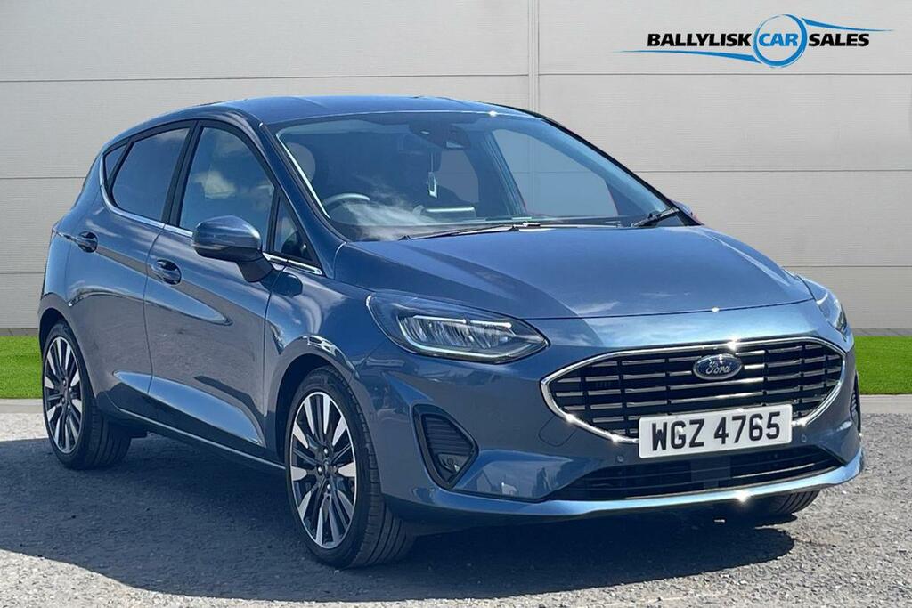 Ford Fiesta Titanium Vignale Mhev In Blue With 100 Miles Blue #1