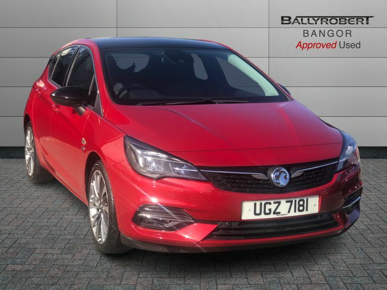 Compare Vauxhall Astra Griffin Edition UGZ7181 Red