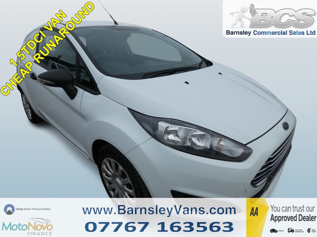 Compare Ford Fiesta 1.5Tdci Panel Van Ideal Pricing Van Px To Clear U YR63VYC White