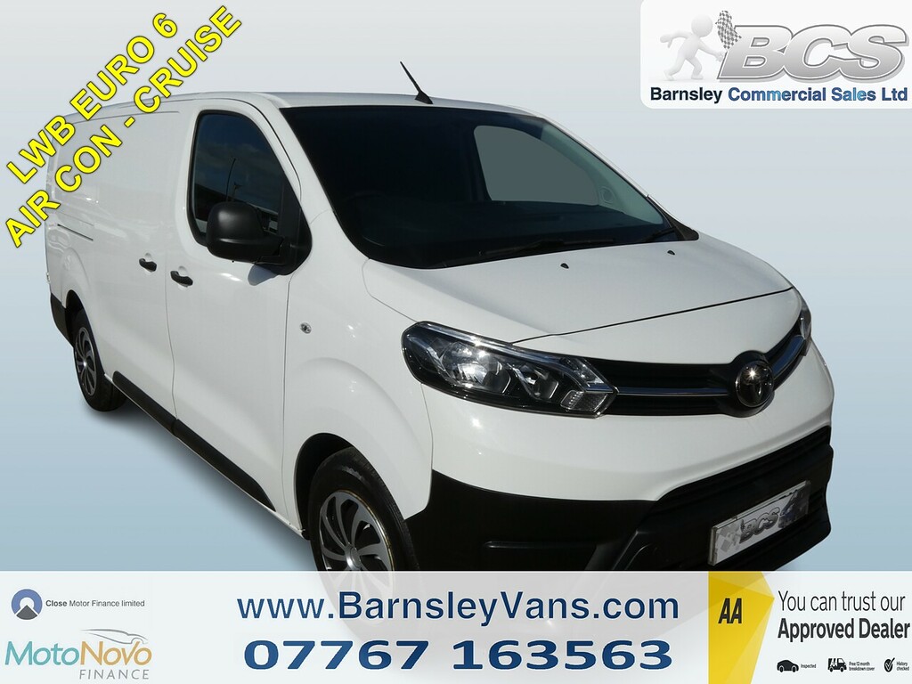 Compare Toyota PROACE 2.0D Active Lwb Euro 6 Twin Sld 120Ps 27K U4601 EJ21DBV White
