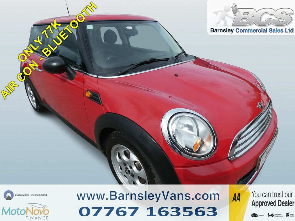 Compare Mini Hatch 1.6D Hatch Only 77K Air Con Bluetooth Look YC62VUW Red
