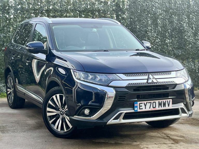 Compare Mitsubishi Outlander 2.0 Mivec Exceed Cvt 4Wd Euro 6 Ss EY70MWV Blue