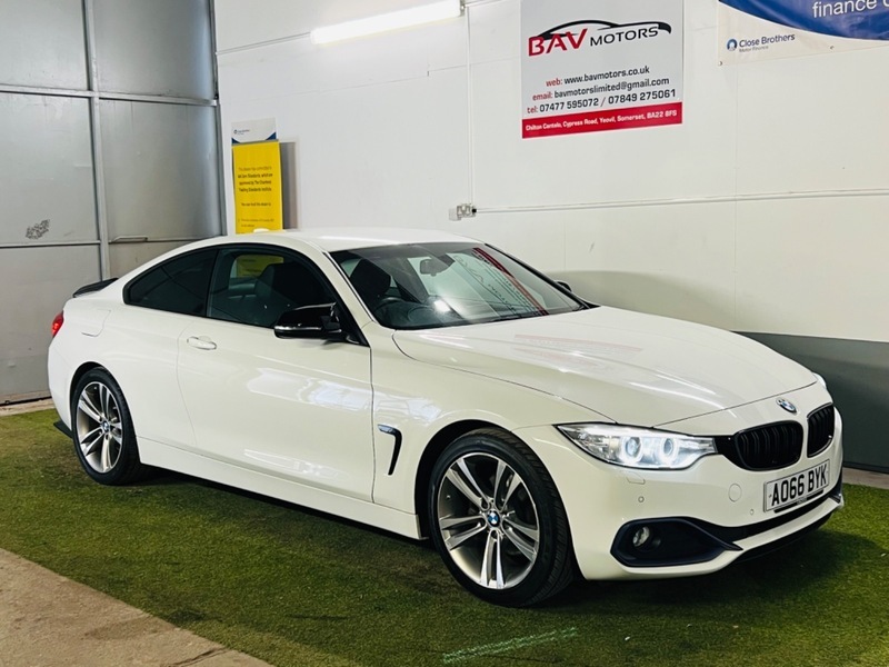BMW 4 Series Gran Coupe 2.0 420D Sport Coupe White #1