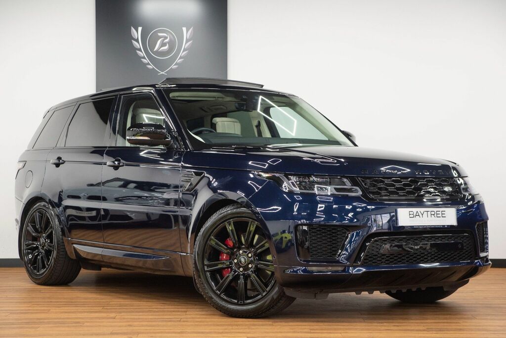 Compare Land Rover Range Rover Sport Hybrid WA71URE Blue