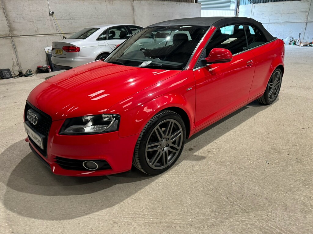 Audi Cabriolet 1.8 Tfsi S Line Convertible Euro Red #1
