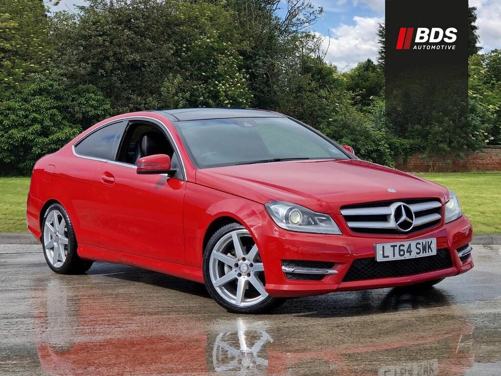 Compare Mercedes-Benz C Class Coupe 2.1 C250 Cdi Amg Sport Edition G-tronic Eur LT64SWK Red