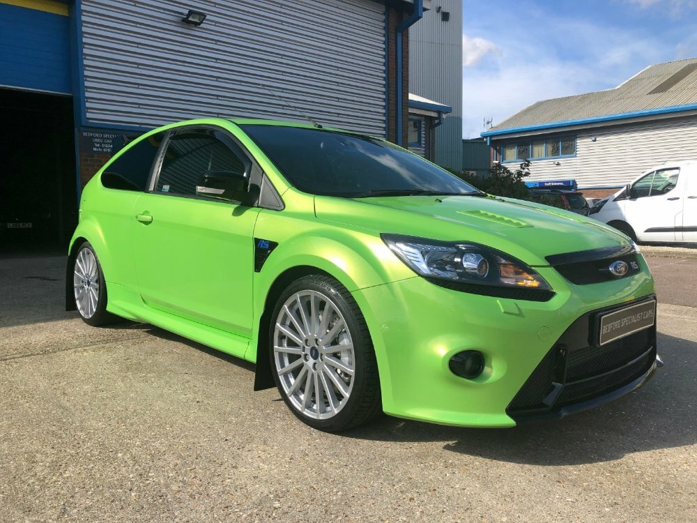 Compare Ford Focus Rs 3dr PK59ECU Green