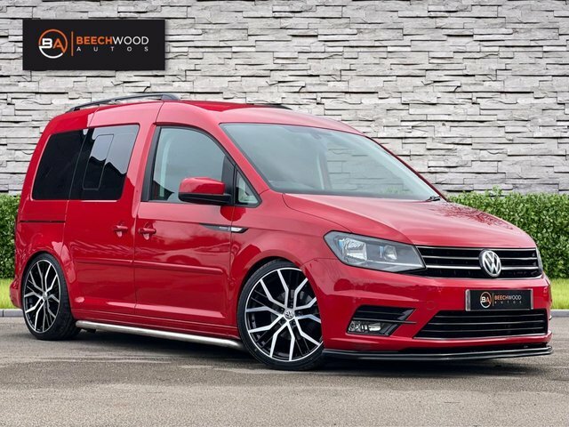 Compare Volkswagen Caddy Life 2.0 C20 Life Tdi 101 Bhp CK66GYJ Red