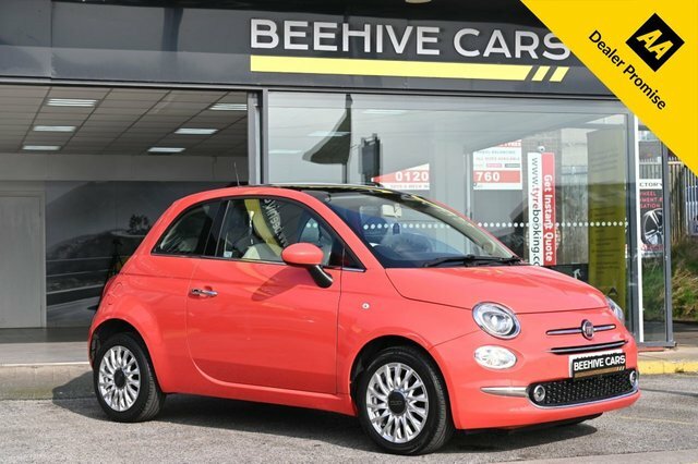 Compare Fiat 500 Lounge WN18ENF Pink