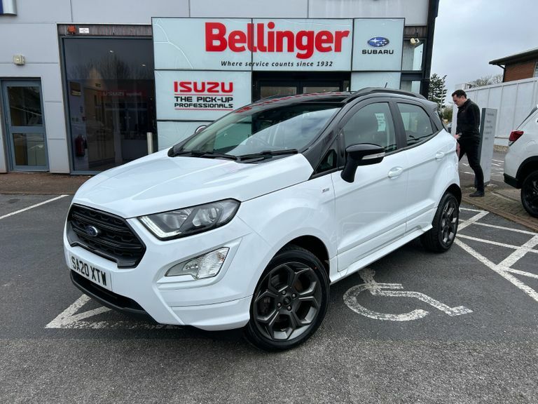 Compare Ford Ecosport 1.0 Ecoboost 125 St-line SA20XTW White