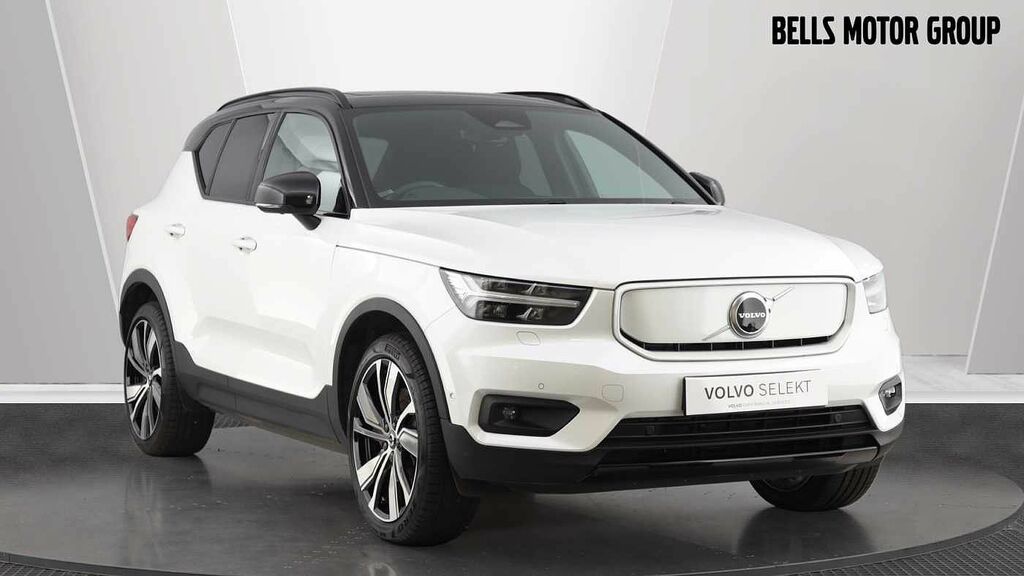 Compare Volvo XC40 Recharge Pro, Single Motor Panoramic Sunroof, 360 CK22DLN White