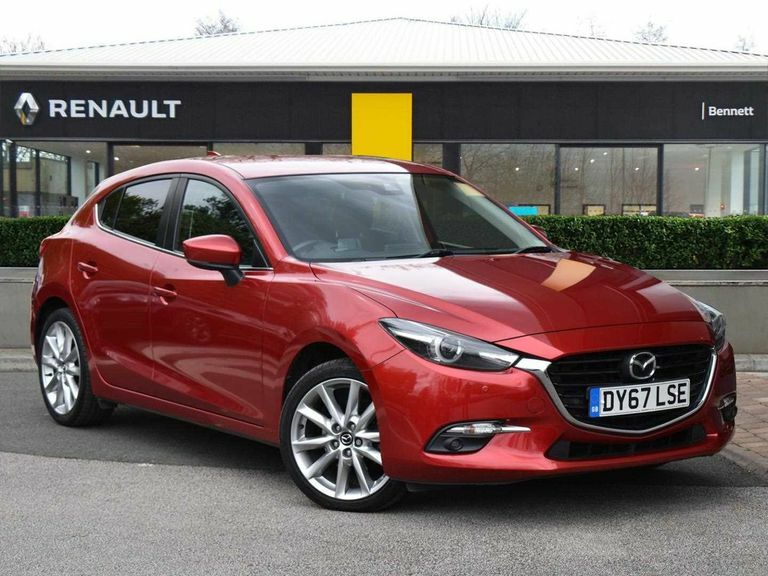 Compare Mazda 3 2.0 Sport Nav DY67LSE Red