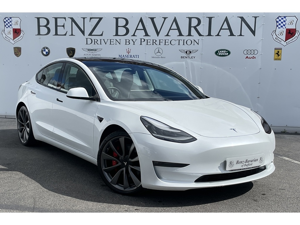 Compare Tesla Model 3 Model 3 Performance Awd MA69OWH White