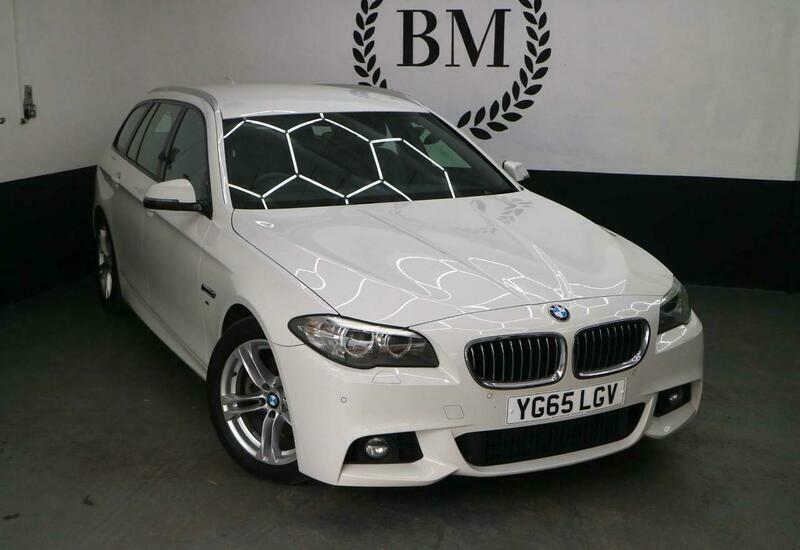 BMW 5 Series 2.0 520D M Sport White #1
