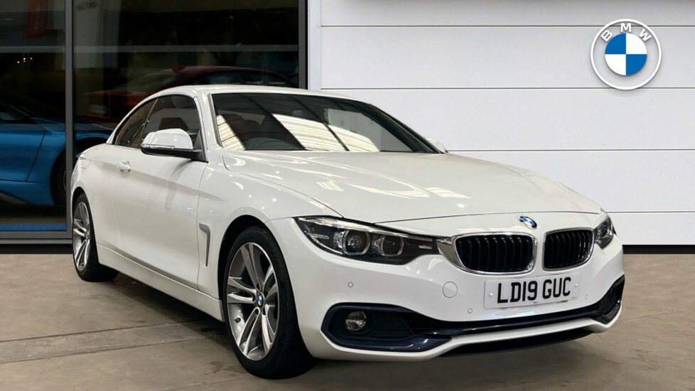Compare BMW 4 Series 420I Sport Convertible LD19GUC White