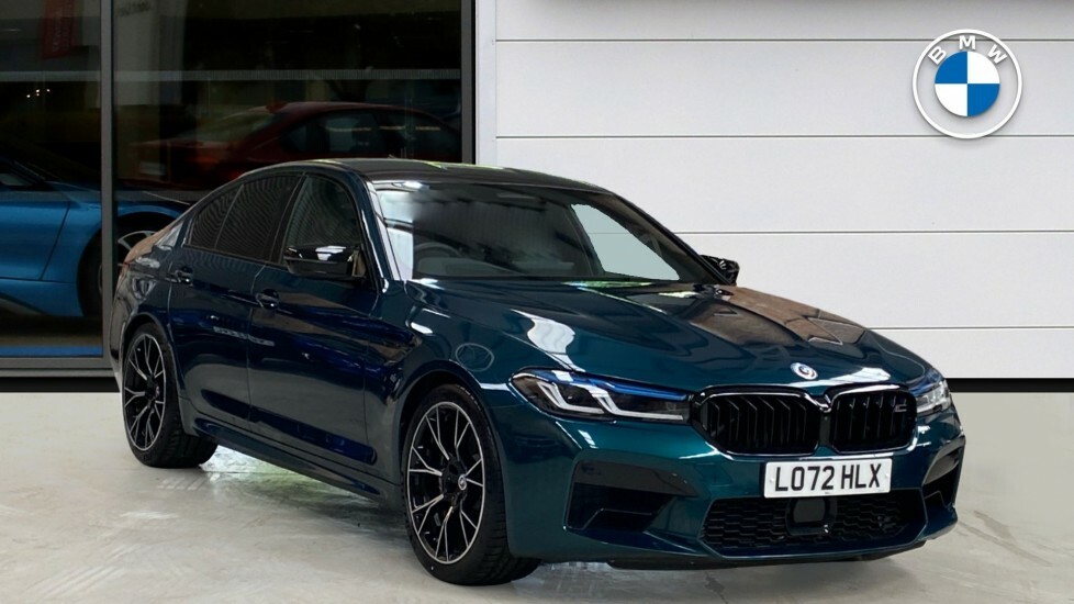 Compare BMW M5 M5 Competition Saloon LO72HLX Green