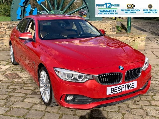 Compare BMW 4 Series Gran Coupe Gran Coupe 2.0 418D Luxury Gran Coupe 148 Bhp HN66XMC Red