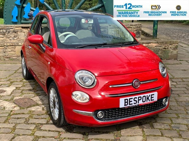 Compare Fiat 500 1.2 Lounge 69 Bhp YT65WXD Red