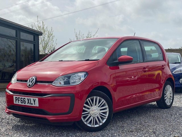 Compare Volkswagen Up 1.0 Move Up 60 Bhp PF66XLY Red
