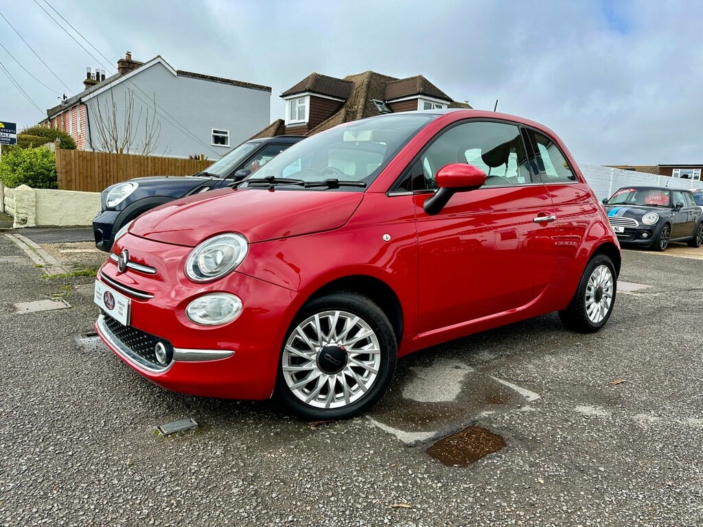 Compare Fiat 500 Lounge WO17EBX Red