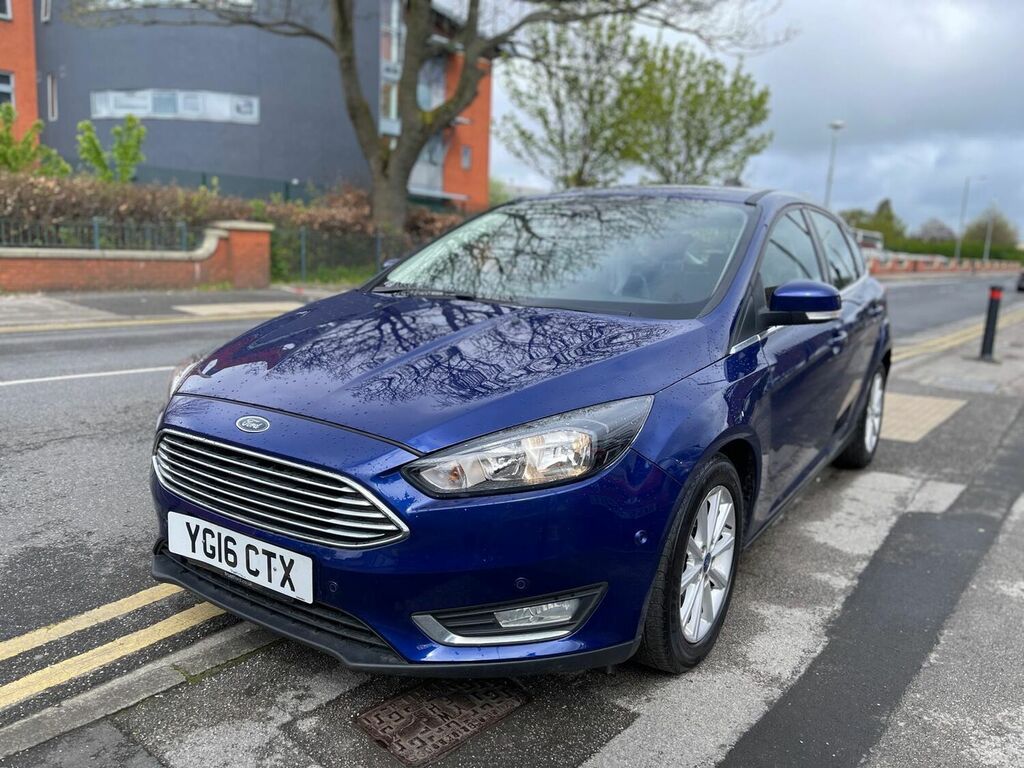Compare Ford Focus Hatchback 1.0T Ecoboost Titanium Euro 6 Ss YG16CTX Blue