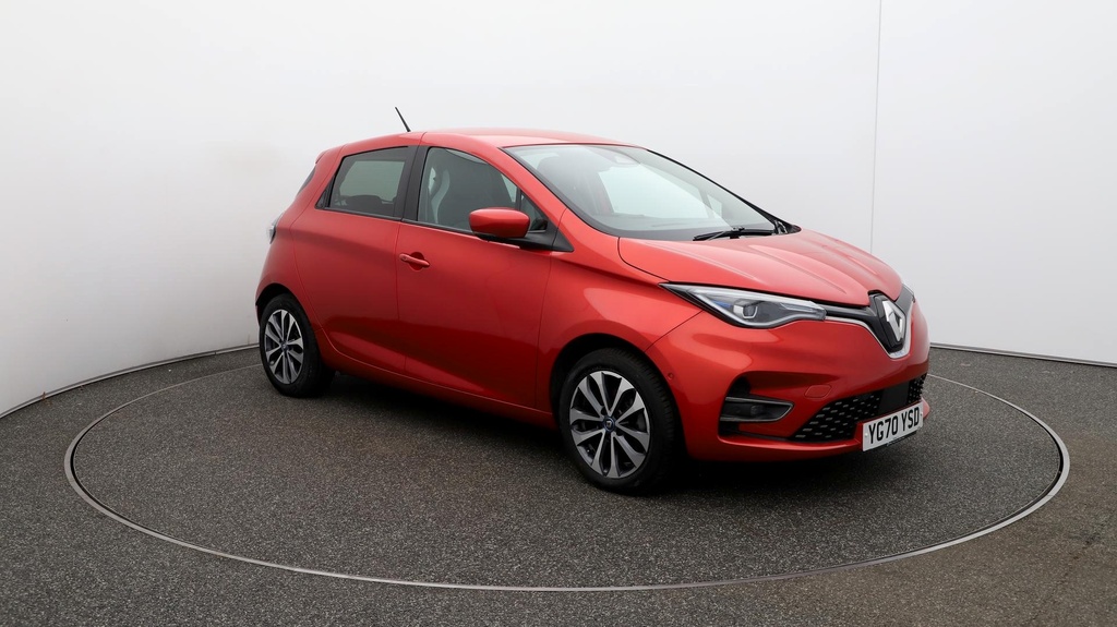 Compare Renault Zoe Gt Line YG70YSD Red
