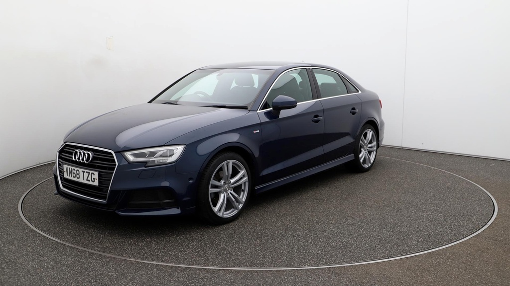 Compare Audi A3 S Line VN68TZG Blue