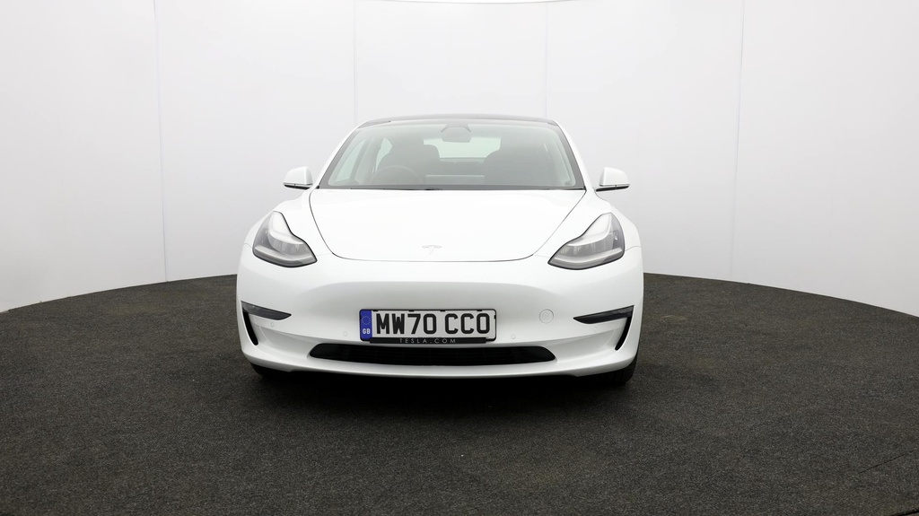 Compare Tesla Model 3 Long Range MW70CCO White