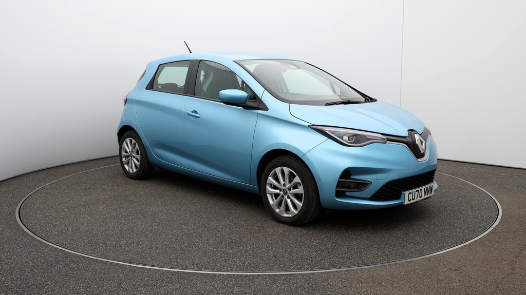 Compare Renault Zoe Iconic CU70NNW Blue