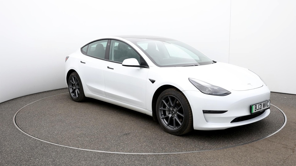 Compare Tesla Model 3 Long Range BJ21WVC White