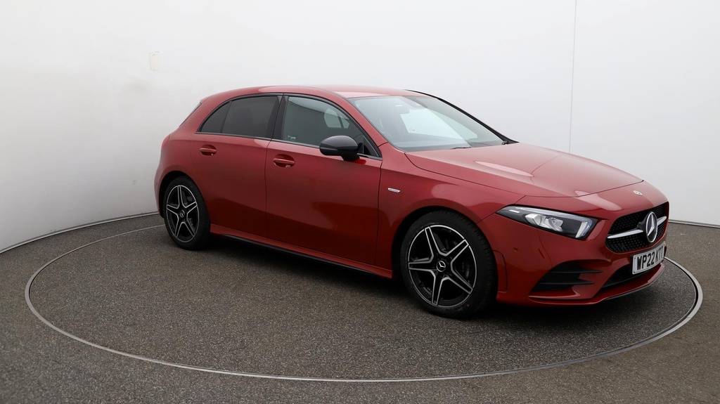 Compare Mercedes-Benz A Class Amg Line Edition WP22KTT Red