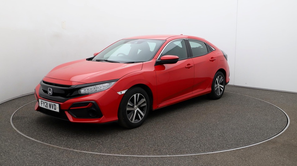 Compare Honda Civic Se FY21WVD Red
