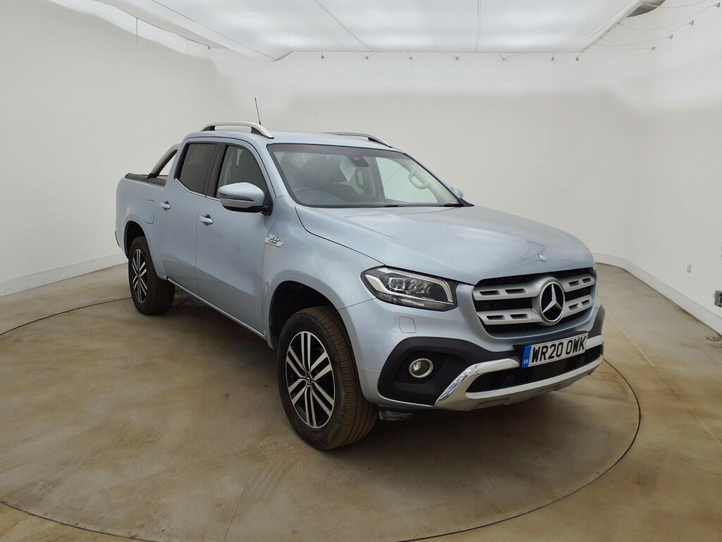 Mercedes-Benz X Class X350 Cdi 258 4Matic Power Double Cab With Rollnl Silver #1