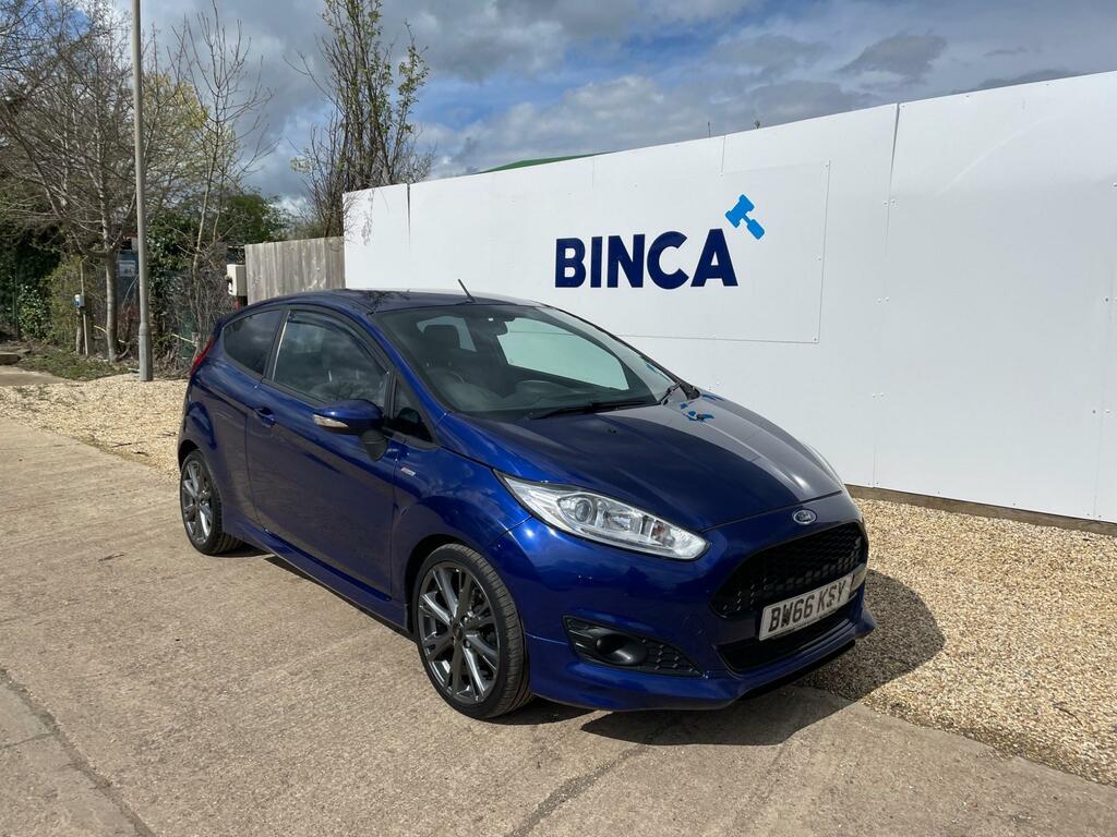 Compare Ford Fiesta St-line BW66KSY Blue