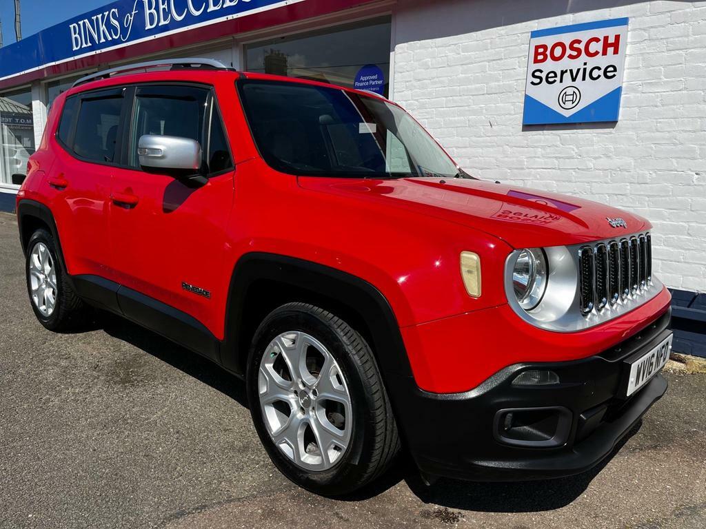 Compare Jeep Renegade 1.4T Multiairii Limited Ddct Euro 6 Ss WV16NFO Red