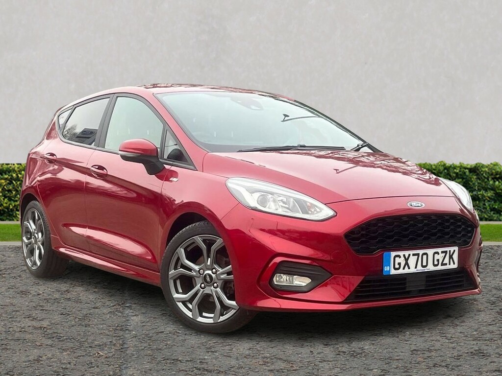 Compare Ford Fiesta St-line Edition Tu GX70GZK Red