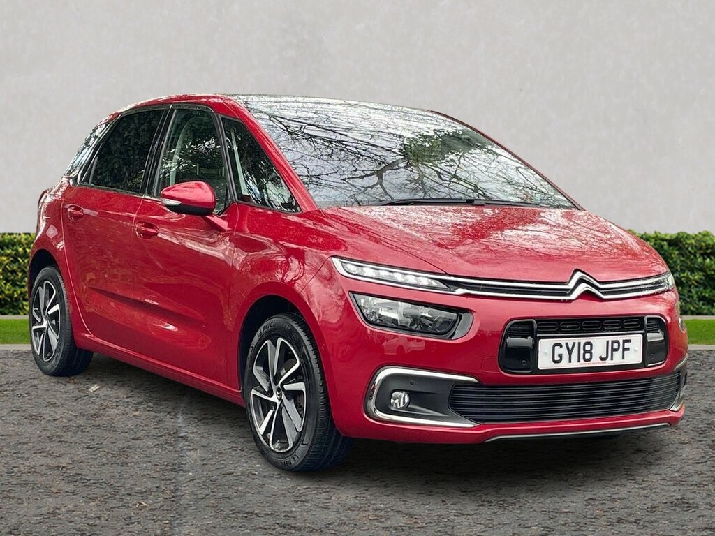 Compare Citroen C4 Picasso 1.6 Bluehdi Flair Eat6 GY18JPF Red