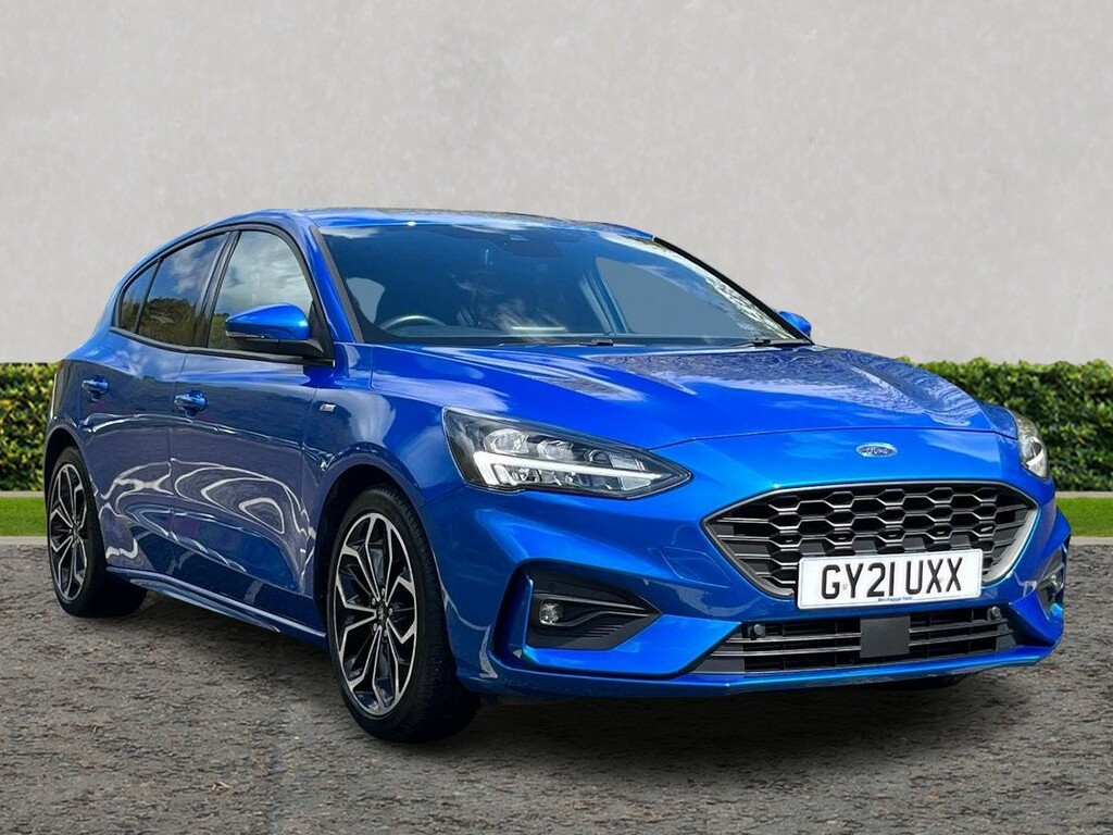 Compare Ford Focus St-line X 1.0 Ecoboost 125Ps 8 Spe GY21UXX Blue