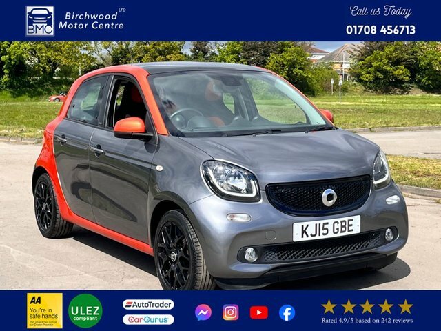 Compare Smart Forfour 1.0 Edition1 71 Bhp KJ15GBE Grey