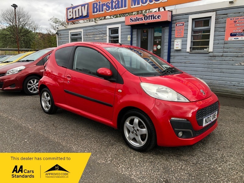 Compare Peugeot 107 Allure ND12XMS Red