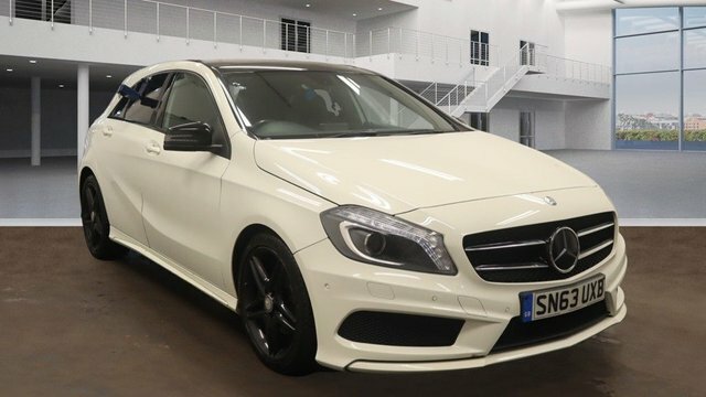 Compare Mercedes-Benz A Class 1.6 A200 Blueefficiency Amg SN63UXB White