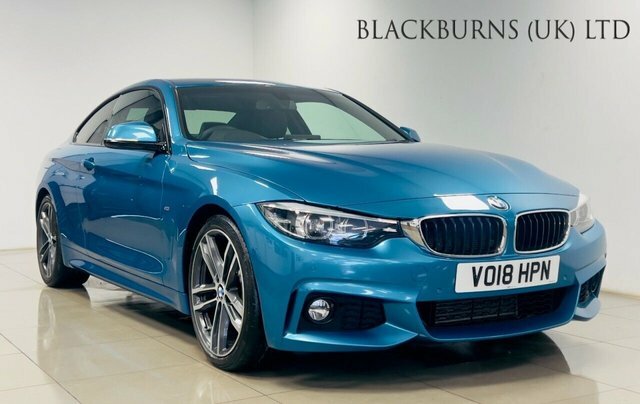 Compare BMW 4 Series 430D M Sport VO18HPN Blue