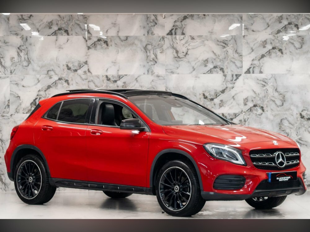 Compare Mercedes-Benz GLA Class 1.6 Gla200 Amg Line Edition Plus 7G-dct Euro 6 GV69FLP Red