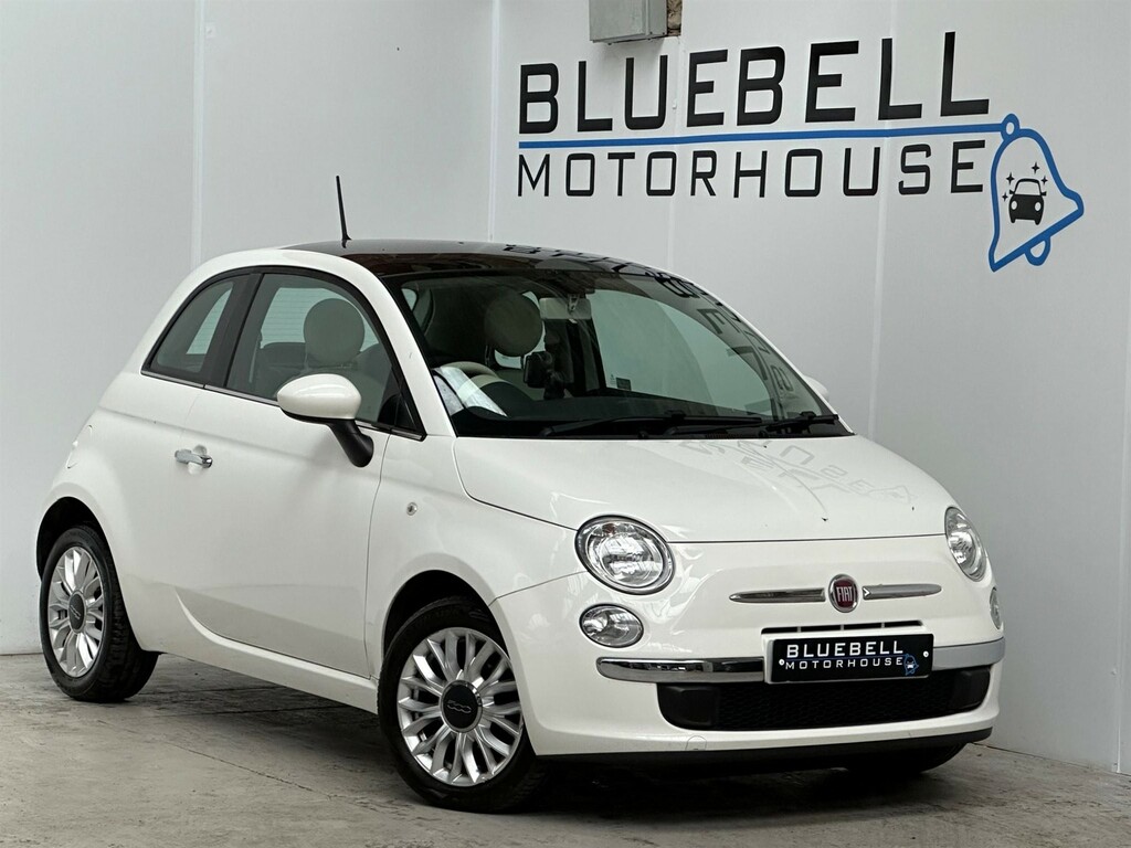 Compare Fiat 500 1.2 Lounge Euro 6 Ss YX15TLY White
