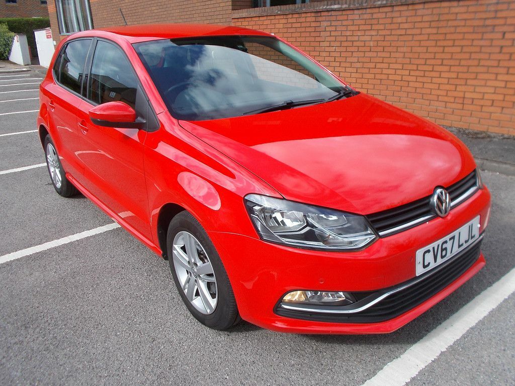 Compare Volkswagen Polo Volkswagen Polo 1.2 Tsi Match Edition Hatchback CV67LJL Red
